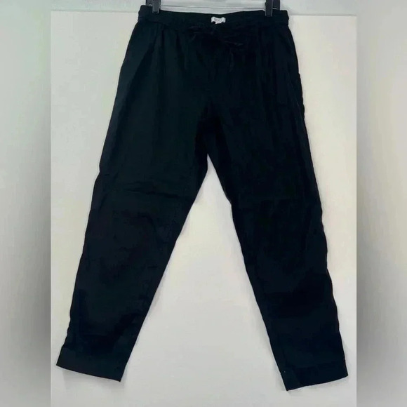 Loft Linen Lyocell Blend Tapered  Pull On Elastic Waist Confort Pants Sz S - Picture 1 of 14
